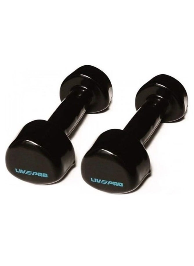 TA SPORT dumbbell High quality 4kg studio with black vinyl coating  - Image 1