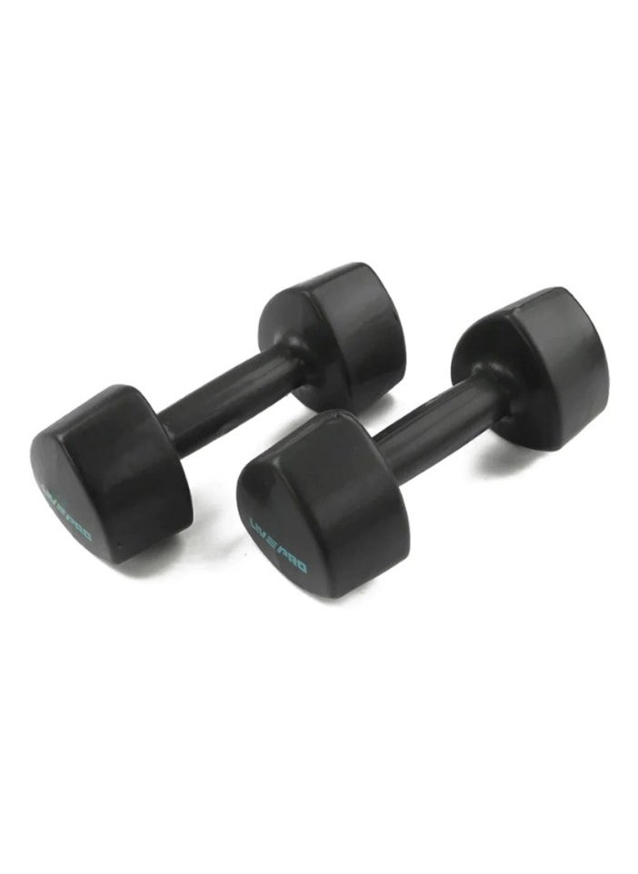 TA SPORT dumbbell High quality 4kg studio with black vinyl coating  - Image 3