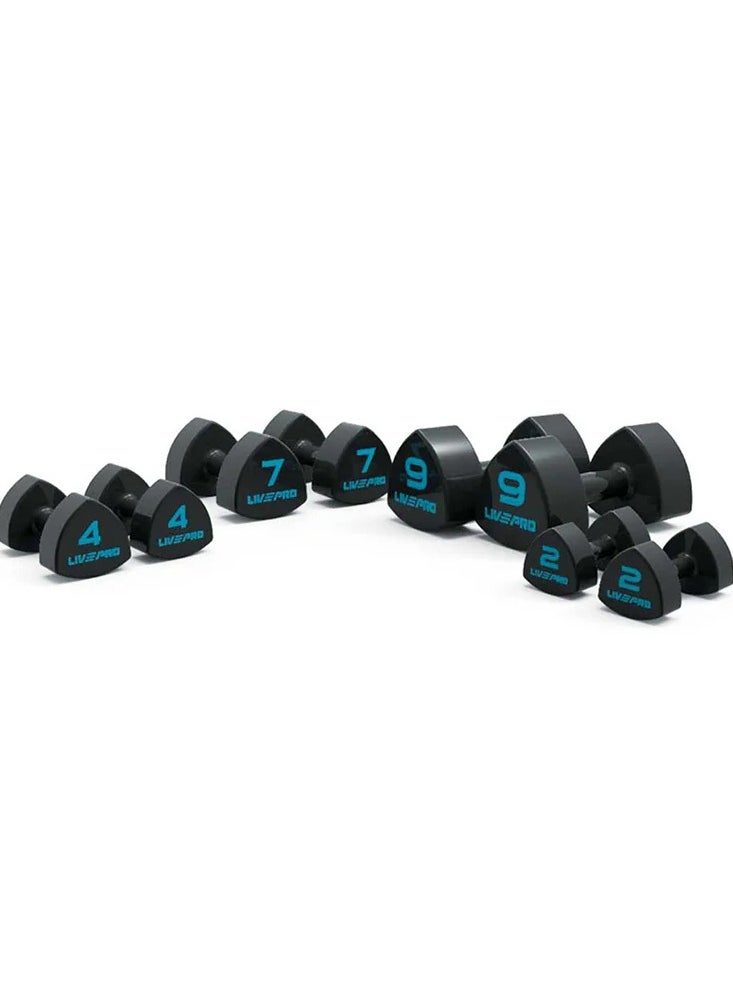 TA SPORT dumbbell High quality 4kg studio with black vinyl coating  - Image 4