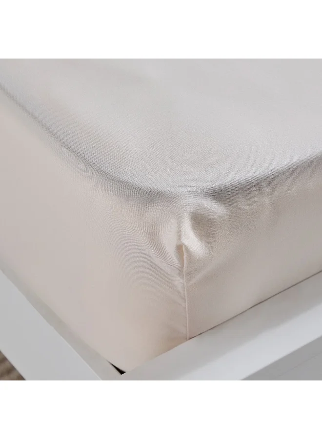 هوم بوكس شرشف سرير مقاس كينج ديربي مايكروفايبر 180x200+25 سم