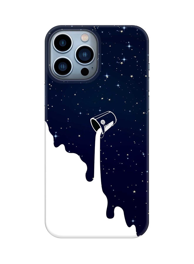 Case for Apple iPhone 14 Pro Max Slim Snap Classic Series Mobile Cover Hard PC Shield Matte Finish Print - Milky Way