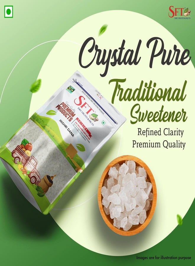 إس إف تي سكر بلورات صغيرة من سكر SFT Sugar Diamond Fresh (Mishri Dana) 1 كجم - Image 5