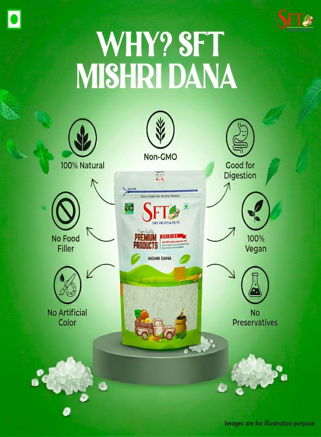 إس إف تي سكر بلورات صغيرة من سكر SFT Sugar Diamond Fresh (Mishri Dana) 1 كجم - Image 4