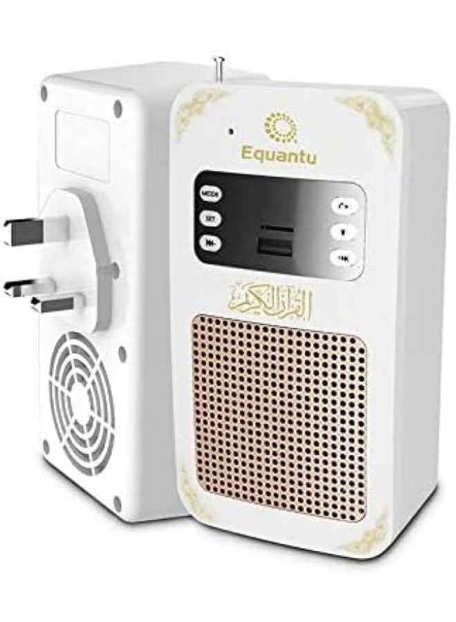 Equantu Quran Speaker with Remote & FM Radio Wall-Mounted Quran Audio Player 16-Language Translation SQ669 - Image 2