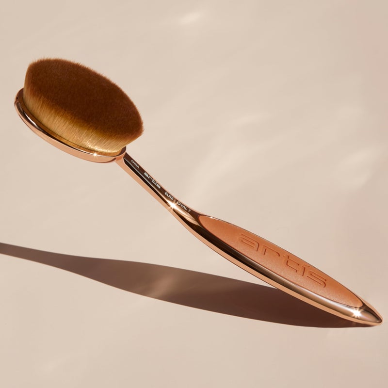 Artis Elite Oval 7 Brush - Oval Makeup Brush - Foundation Brush - Foundation, Makeup, Skincare - Use With Liquids, Powders, Creams - Airbrush Finish - Foundation Applicator - Blender Brush - Rose Gold - Image 3