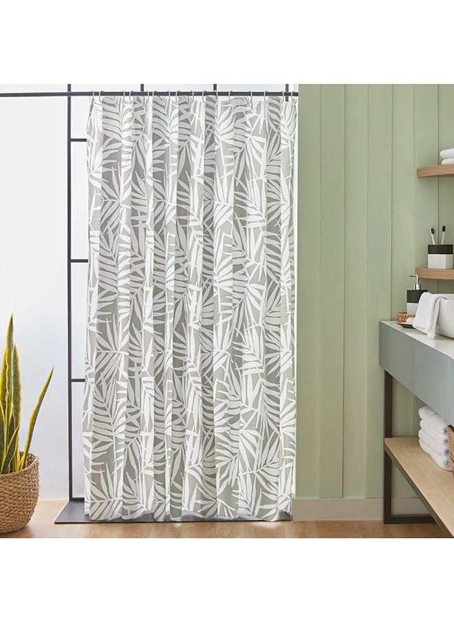 Victoria Shower Curtain with 16 Hooks 240 x 180 cm
