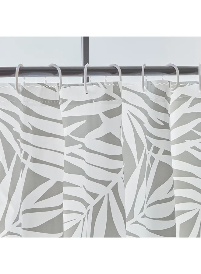Home Box Victoria Shower Curtain with 16 Hooks 240 x 180 cm