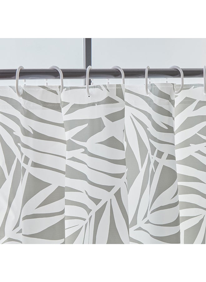 Victoria Shower Curtain with 16 Hooks 240 x 180 cm