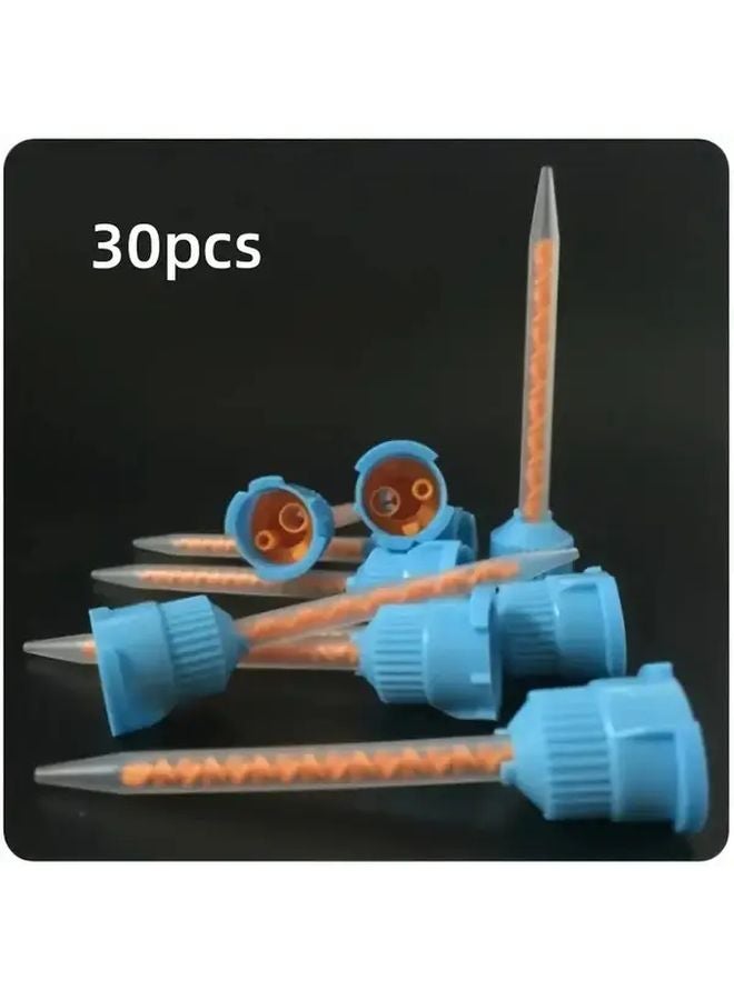 30pcs Disposable Mixing Nozzles With Central Flow Channel For Adhesive Sealant Glue - Image 3