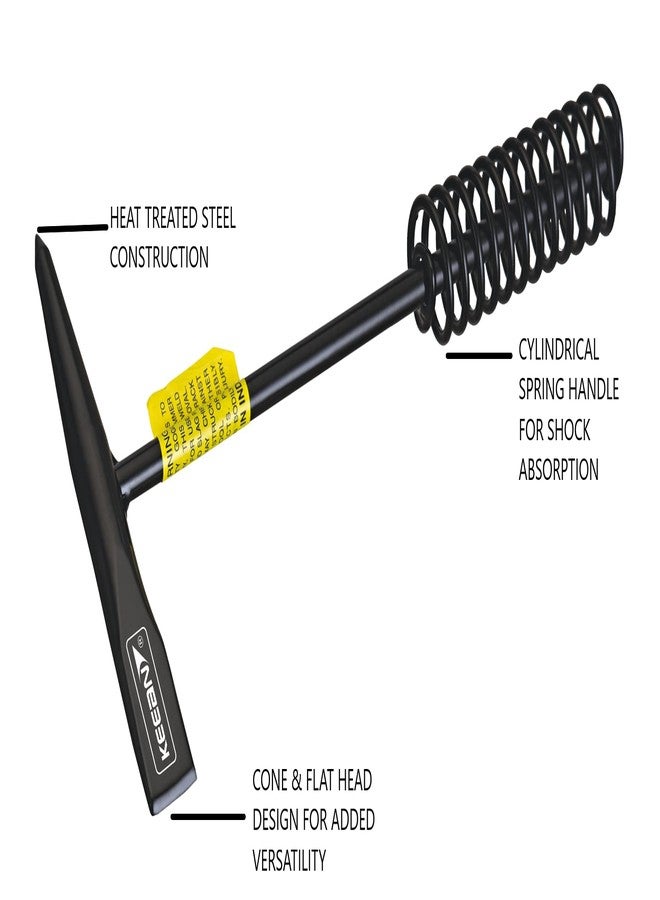 KEEAN WELDING CHIPPING HAMMER WITH CYLINDRICAL SPRING GRIP - Image 3