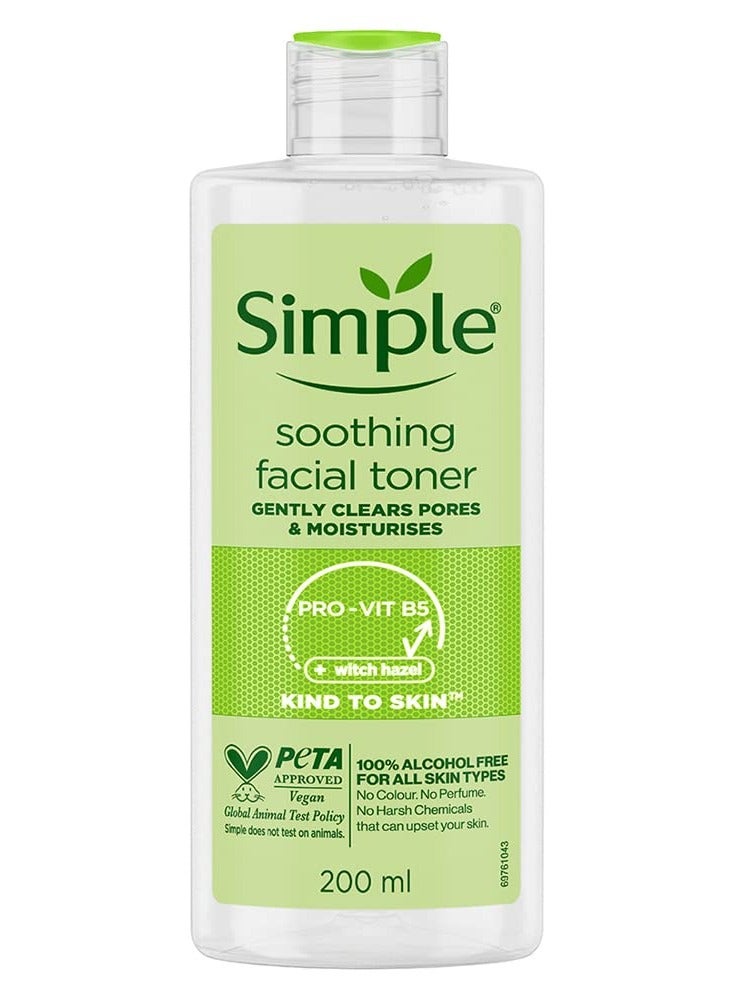 Simple Kind To Skin Soothing Facial Toner 200Ml - Image 1