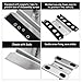 RC Lelut RC Car Stand RC Repair Stand 360 Degree Rotation Lift or Lower for Traxxas Arrma Redcat Axial RC4WD HSP Losi 18 110 112 116 Scale RC Crawler Car Truck Buggies Silver - Image 4