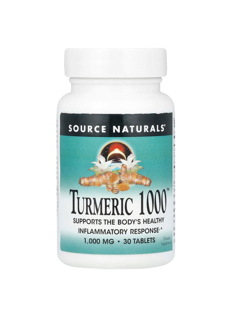 Source Naturals Turmeric 1000™, 1,000 mg, 30 Tablets