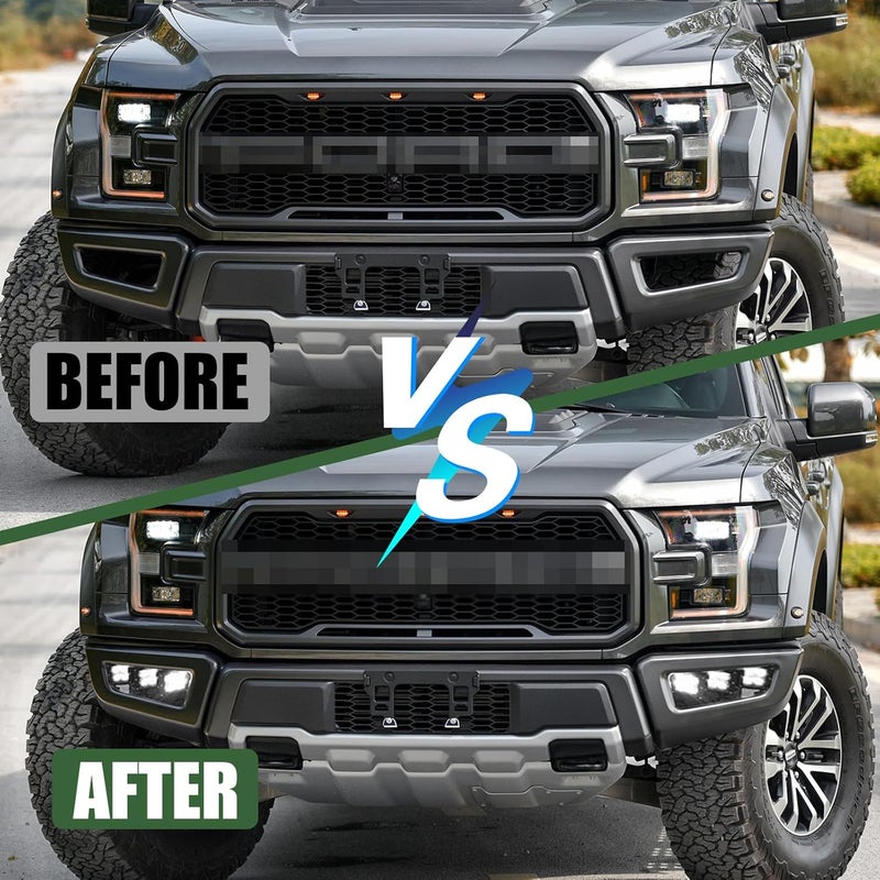NORTHYUN Led Fog Lights Triple Mounting Brackets for 2015-2020 Ford F150 - 2Pcs - Image 3