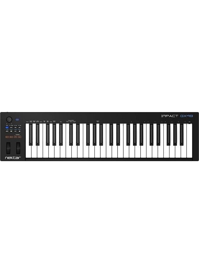 Nektar Impact GX49 USB MIDI Controller Keyboard with DAW Integration
