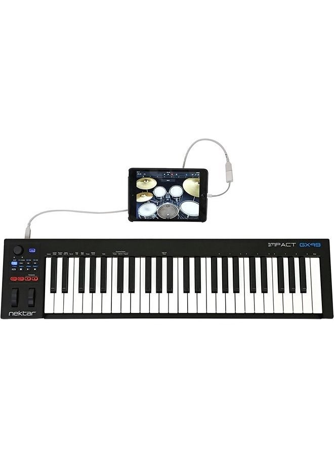 Nektar Impact GX49 USB MIDI Controller Keyboard with DAW Integration
