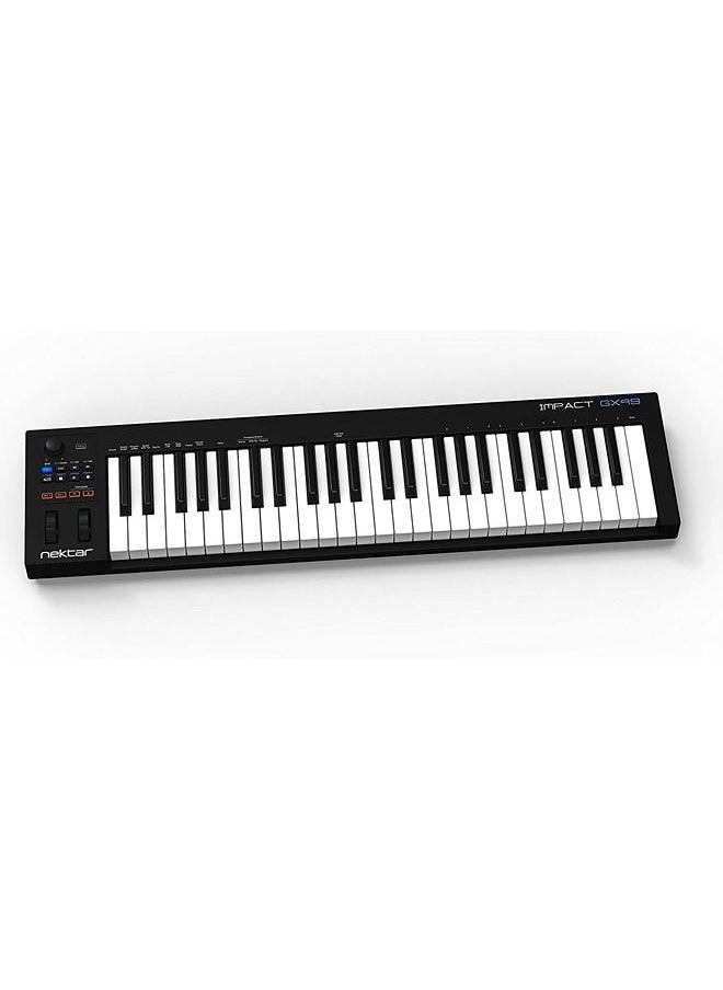 Nektar Impact GX49 USB MIDI Controller Keyboard with DAW Integration