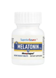 Superior Source Superior Source, Melatonin, 10 mg, 100 MicroLingual® Instant Dissolve Tablets  - Image 3