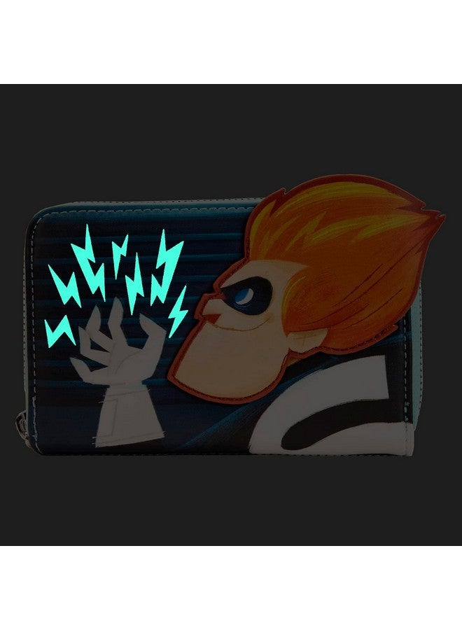 Loungefly Disney Pixar Moments Incredibles Syndrome Faux Leather Zip Wallet - Image 2