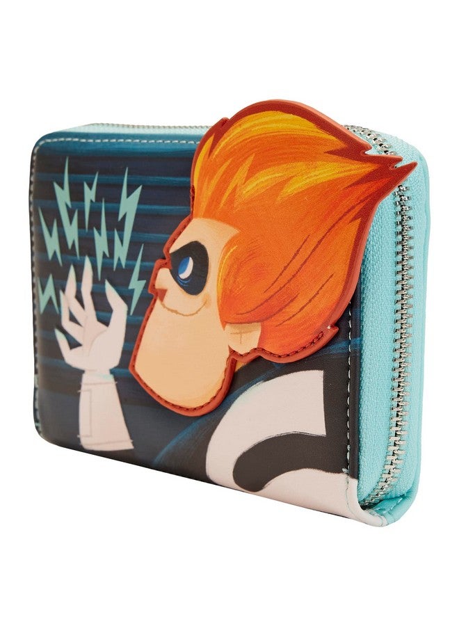Loungefly Disney Pixar Moments Incredibles Syndrome Faux Leather Zip Wallet - Image 3