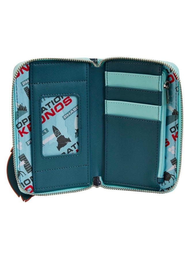 Loungefly Disney Pixar Moments Incredibles Syndrome Faux Leather Zip Wallet - Image 5