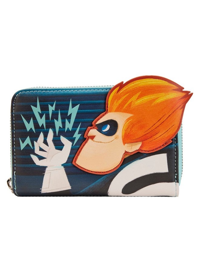 Loungefly Disney Pixar Moments Incredibles Syndrome Faux Leather Zip Wallet - Image 1