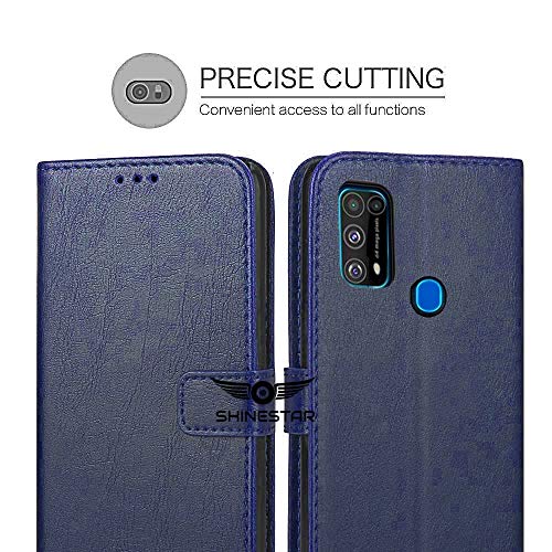 SHINESTAR Galaxy F41 / M31 Flip Case | PU Leather Flip Cover Wallet Case with TPU Silicone Case Cover for Samsung Galaxy M31 / Galaxy F41 - (Ultimate Blue) - Image 2