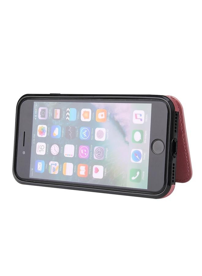 S-TOP Case For iPhone SE 2022 / SE 2020 / 8 / 7 Calf Texture Magnetic Case - Image 3