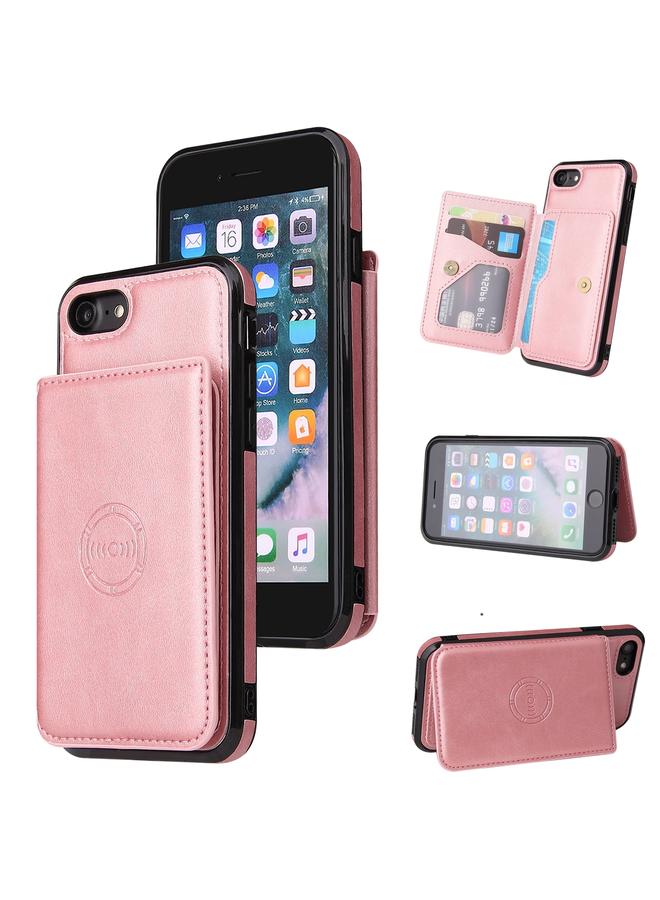 S-TOP Case For iPhone SE 2022 / SE 2020 / 8 / 7 Calf Texture Magnetic Case - Image 1