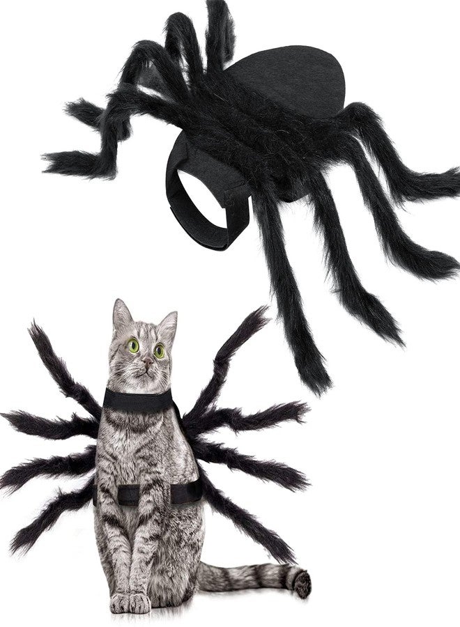 Yafeite Halloween Spider Costume for Dog Cat, Halloween Pet Costume Halloween Decorations, Spider Decor Halloween Party Supply, Spider Cosplay Costumes with Adjustable Velcro for Small Medium Dogs and Cats - Image 1
