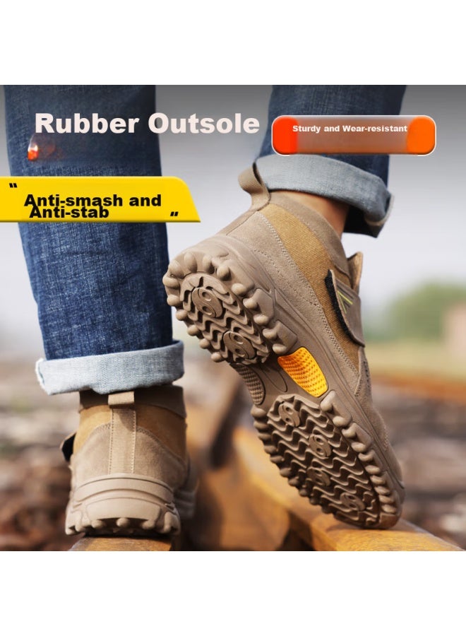 Jingtu Welding Safety Shoes For Men, Steel Toe Cap, Puncture-Resistant, Winter Wear-Resistant, Safety Work Functional Shoes 3027V-J 43 - Image 5