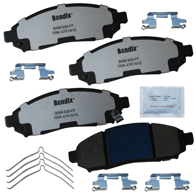 Bendix Fleet Metlok MKD1094FM Semi-Metallic Front Brake Pads for Select Models Chevrolet City Express, Nissan Frontier, LEAF, NV200, Pathfinder, Xterra, Suzuki Equator - Image 5