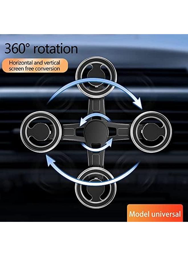 إيروريكس متوافق مع حامل الهاتف المغناطيسي للسيارة Magsafe 2022، حامل الهاتف المحمول للسيارة Magsafe Iphone 12 13 14 Pro Max، حامل الهاتف الذكي الجديد القابل للدوران 360 درجة، أسود - Image 2