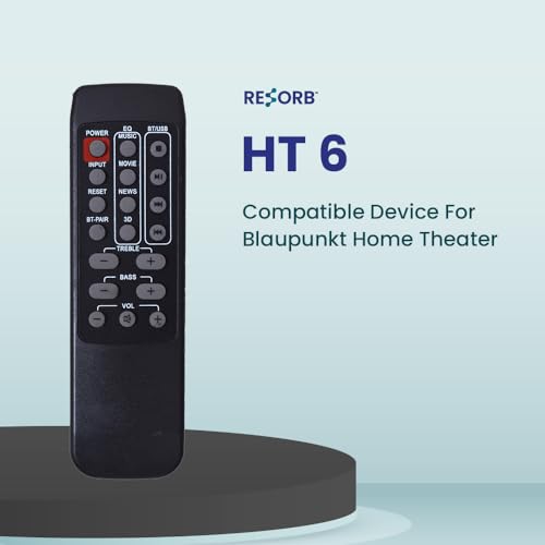 Resorb HT 6 Remote Control Compatible for Blaupunkt and Marq Home Theater Soundbar Sound Bar System Speaker - Image 2