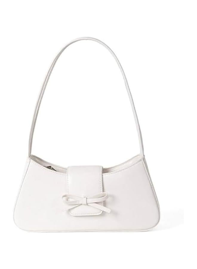 Arabest Shoulder Bags for Women Coquette Bow Purse Y2k Bag Small Cute Purses Mini Hobo Handbag Faux Leather Shoulder Purse - Image 1
