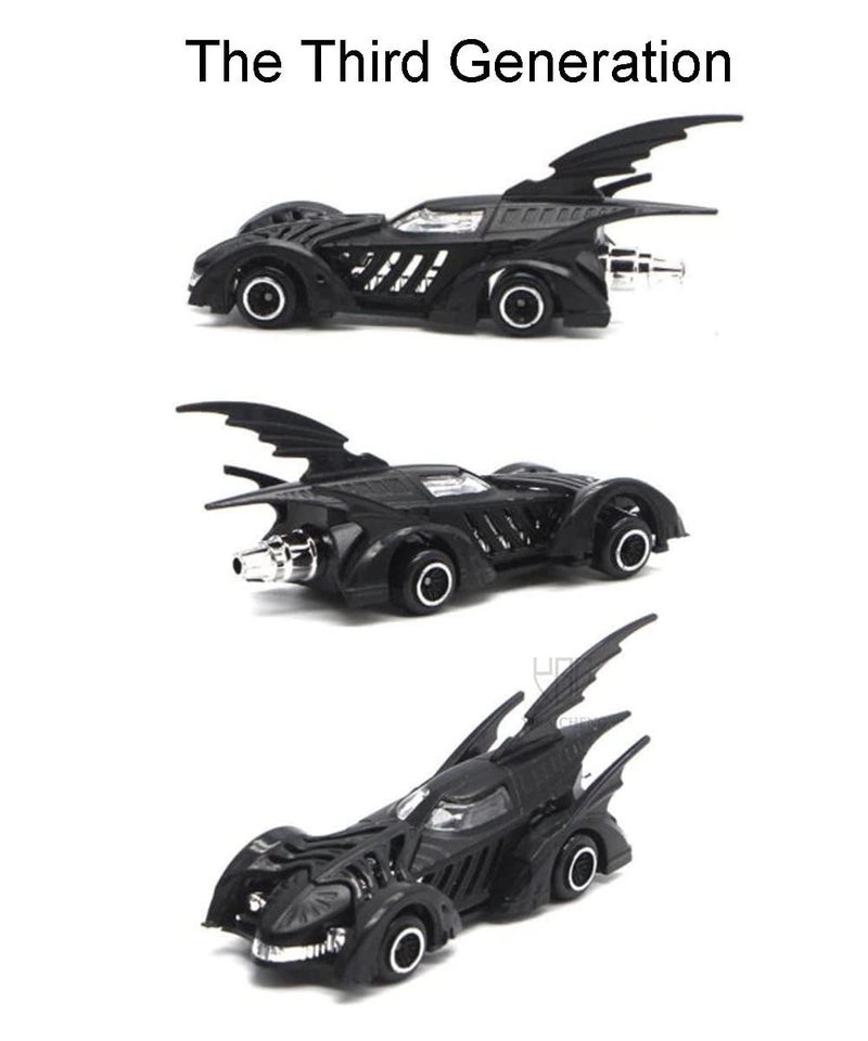 PLUSPOINT Black Super Hero Metal Cars Set Push N Go 6 Pc Vehicles, Racing Cars Play Set for Toddlers,Boys Die-Cast Car Set, Cake Decorations Topper Birthday Gift(Bat 6pc) - Image 4