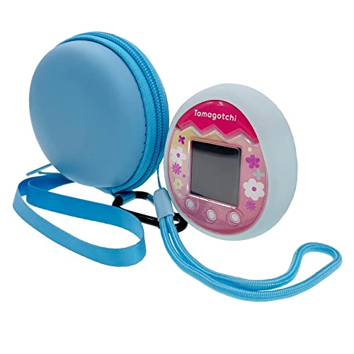 Xcivi Hard Carrying Case and Silicone Skin Shell Cover for Tamagotchi Pix Virtual Interactive Pet Game Machine (Blue) - Image 4