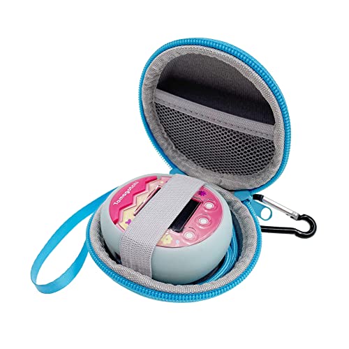 Xcivi Hard Carrying Case and Silicone Skin Shell Cover for Tamagotchi Pix Virtual Interactive Pet Game Machine (Blue) - Image 2