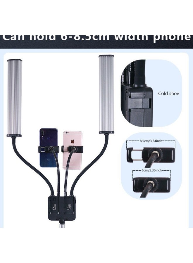 AL-45X Arm Live Lights Mobile Phone Beauty Photography Internet Celebrity Anchor Lights Clothing Jewelry Stall Lights-Color:2.1 M Bracket  - Image 2