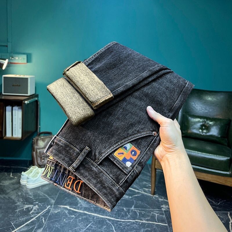 Unisex Classic Denim Jeans Loose Fit Daily Outdoor Wear - Image 5