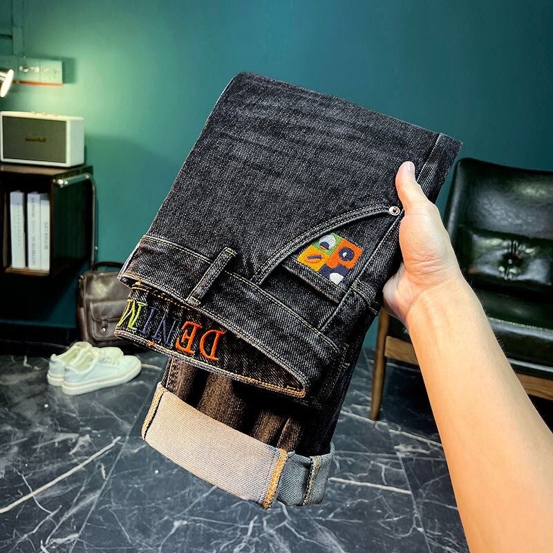 Unisex Classic Denim Jeans Loose Fit Daily Outdoor Wear - Image 3
