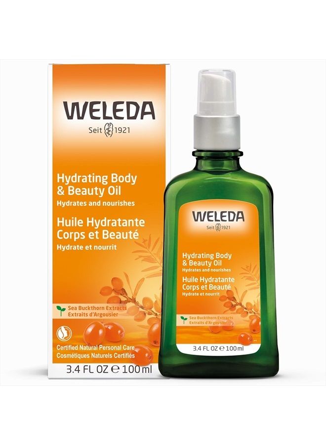 Weleda Hydrating Sea Buckthorn Body and Beauty Oil, 3.4 Fluid Ounce, Plant Rich Body and Beauty Oil with Sea Buckthorn and Sesame Oils - Image 2