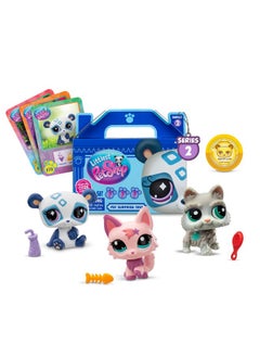 Littlest Pet Shop Littlest Pet Shop - Pet Surprise Three Pack - Series 2 - LPS Gen 7, Authentic Mystery Figures, Surprise Collectible Kidult Toy, Girls, Boys, Kids, Tweens Ages 4+  - Image 1