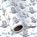 WRAPAHOLIC Bear Baby Shower Wrapping Paper Roll Mini Roll 17 Inch x 165 Feet Airplane Teddy Bear Baby Boy Wrapping Paper Perfect for Kids Boys Birthday Newborn Gift Wrap - Image 1