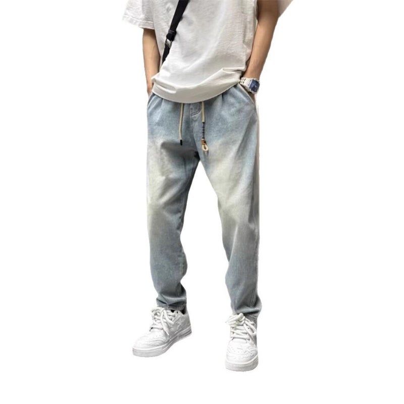 Unisex Classic Denim Jeans Loose Fit Daily Outdoor Wear - Image 4