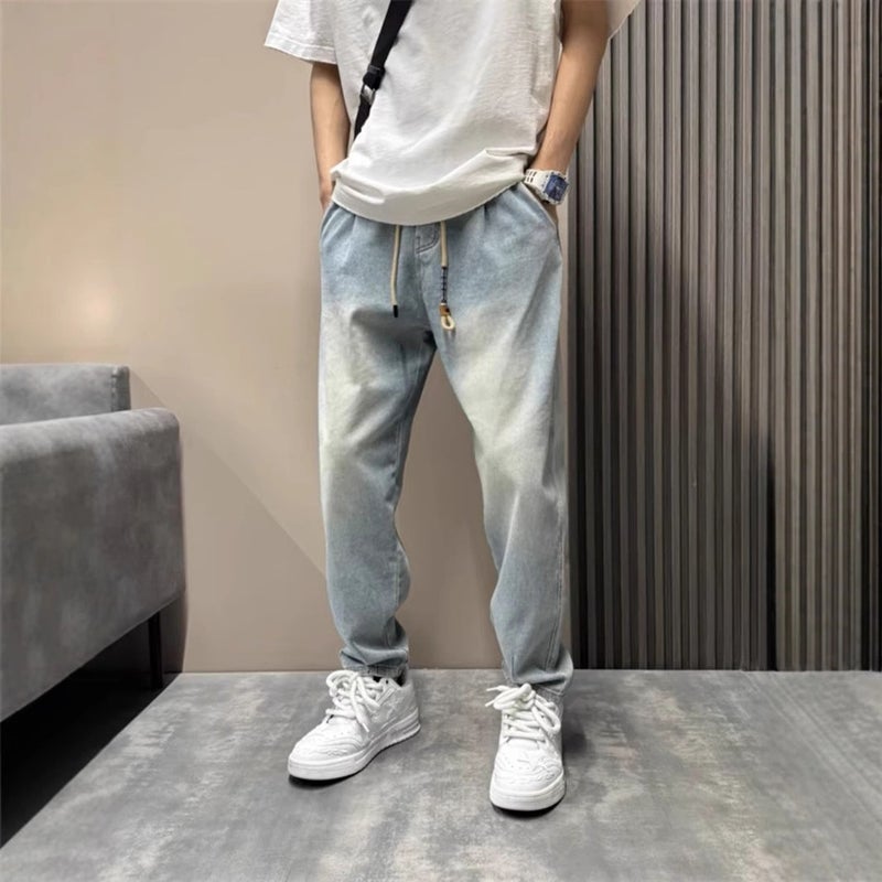 Unisex Classic Denim Jeans Loose Fit Daily Outdoor Wear - Image 3