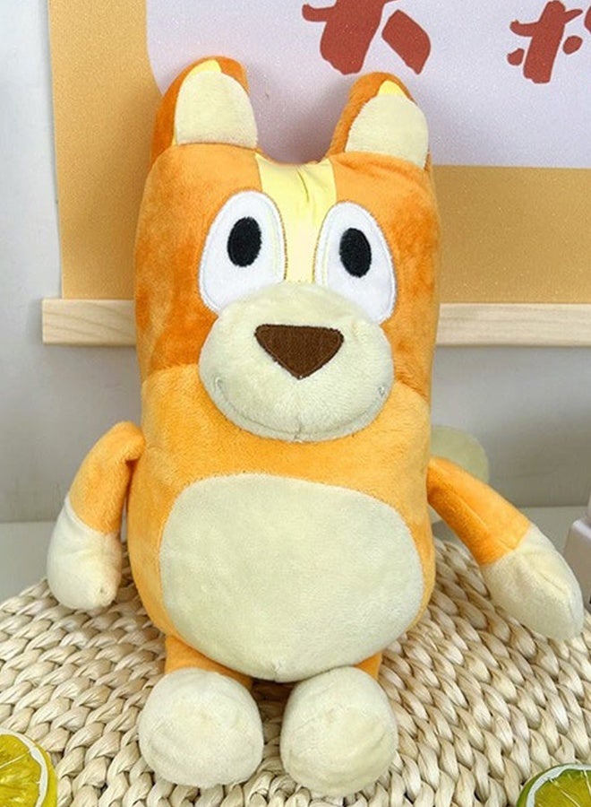 مجموعة من قطعتين من القطيفة - ألعاب بلوي وبينجو القطيفة، وسادة بلوي المحشوة، دمية بلوي المحشوة الناعمة بطول 28 سم، هدايا ناعمة للأطفال. - Image 4