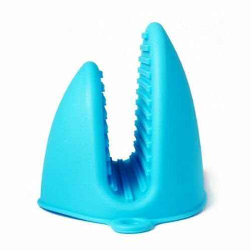POPLEY Mini Oven Gloves Silicone Heat Resistant Cooking Pinch Mitts Potholder for Kitchen Cooking Baking 1 PairMulticolor - Image 1