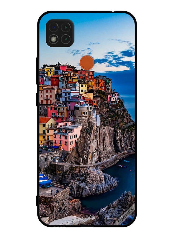 Covernex Protective Case Cover For Xiaomi Redmi 9C Colorful Houses On The Sea  - Image 1