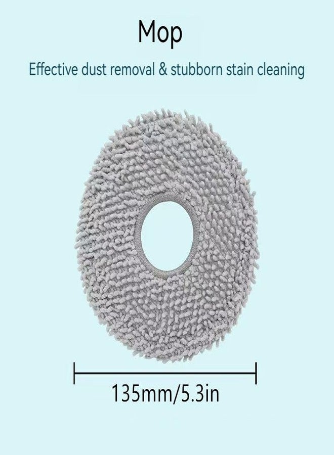 LEHANGOK (16 Pcs) Mop Pads for Roborock Saros 10R/Q Revo/Qrevo S/Qrevo Pro/Qrevo Plus/Qrevo Master/Qrevo Slim/Qrevo Curv/Qrevo Edge/QV 35A Robot Vacuum Cleaner, Spin Cleaning Pads Replacement Accessories Set - Image 4